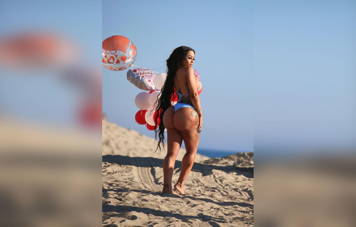 Blac Chyna Butt Bikini Photos