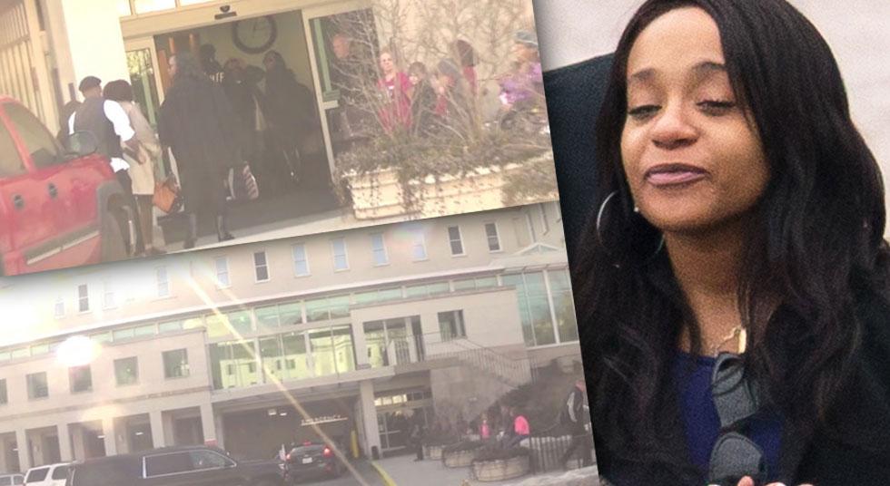 What Bloody Brawl? Brown & Houston Families Reunite At Hospital For(02)