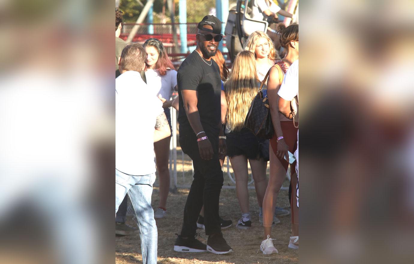 Jamie Foxx New Galpal Sela Vave At Cookoff Amid Katie Split