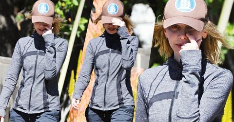 Calista Flockhart LA Walk Day Of Plane Crash