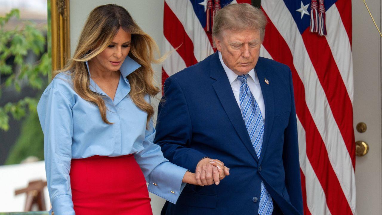 Photo of Donald and Melania Trump