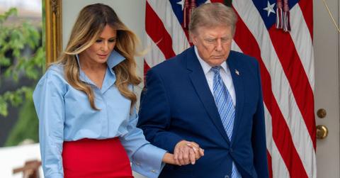 Photo of Donald and Melania Trump