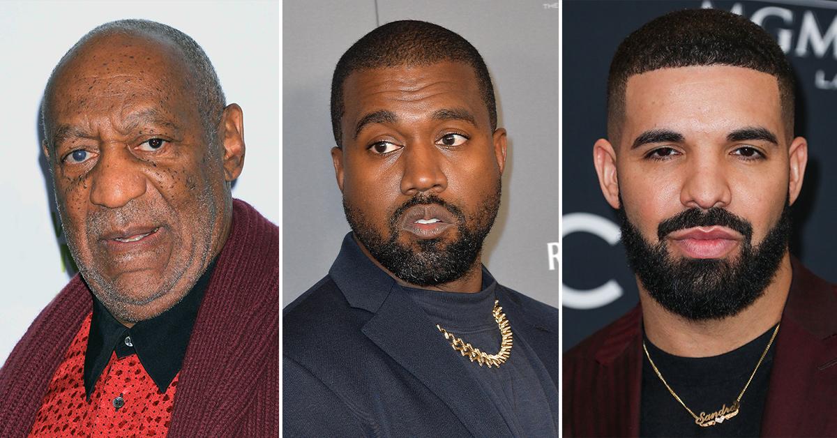 bill cosby stands with kanye west hires lawyer free larry hoover drake pp