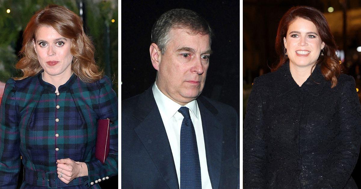 Photo of Andrew Windsor, Princesses Beatrice and Eugenie