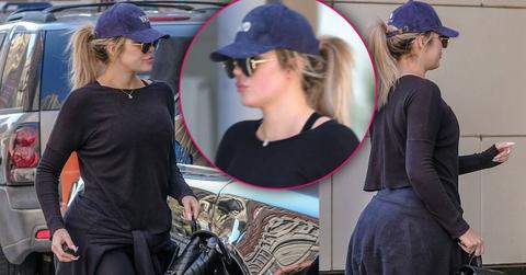 //Khloe Kardashian Butt Post Baby Body Gym