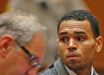 Chris Brown appears court Mark Geragos