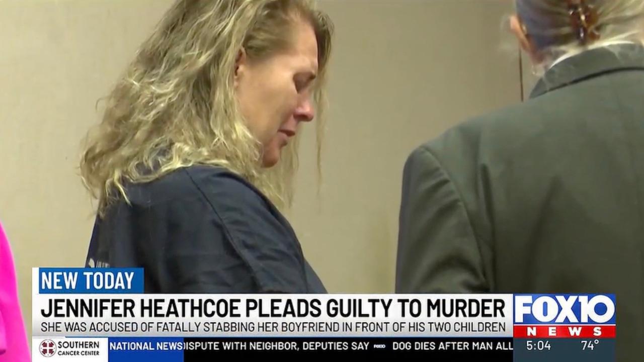 Photo of Jennifer Heathcoe in court