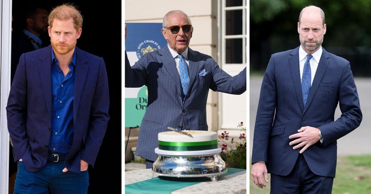 Photo of King Charles, Prince William and Harry