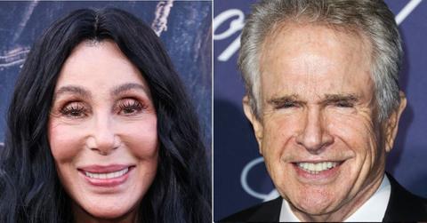 Composite photo of Cher and Warren Beatty