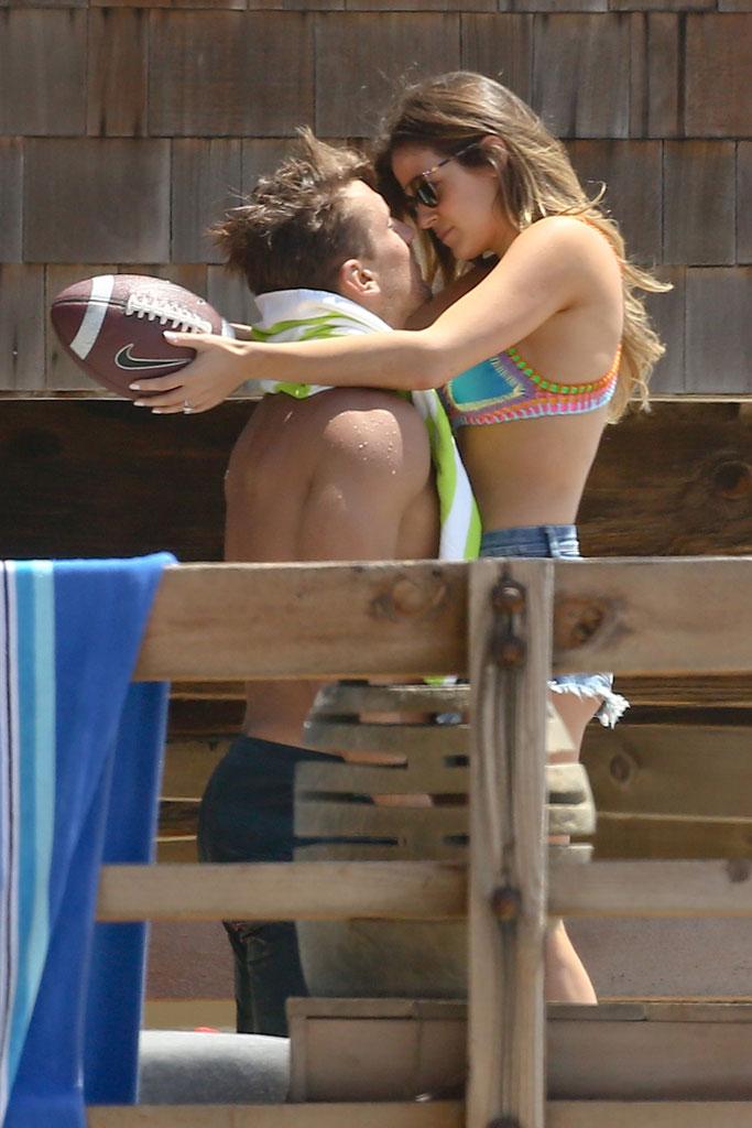 Bachelorette JoJo Fletcher Bikini Fiance Jordan Rodgers Shirtless PDA Photos