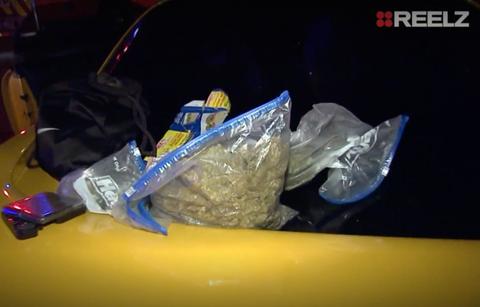 Footage Shows Moment Police Finds Drugs, Weapon In Suspect's Car
