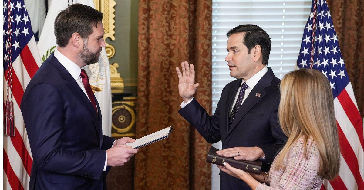 Photo of JD Vance and Marco Rubio