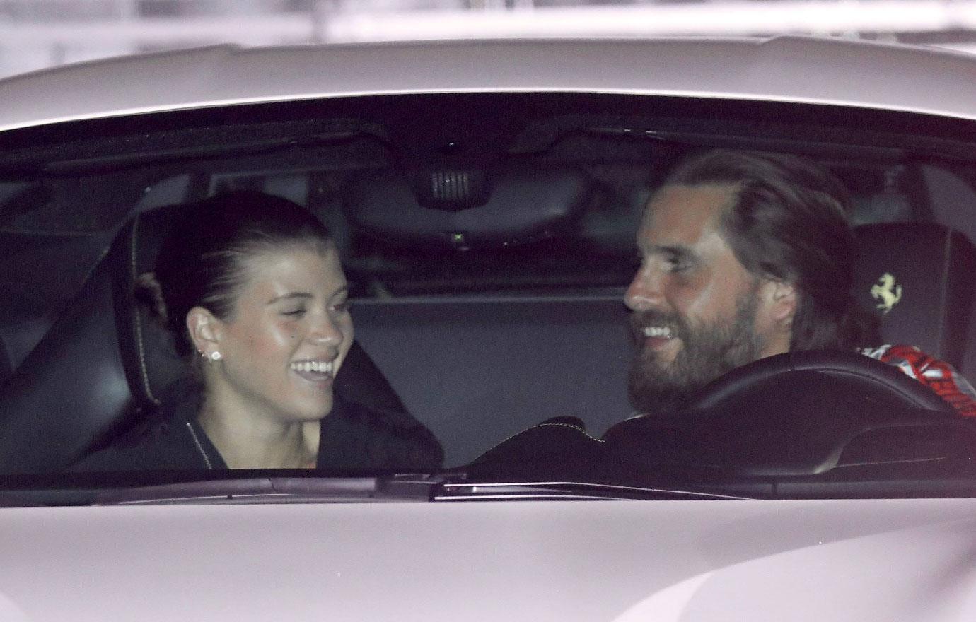 Scott Disick And Sofia Richie Leave Restaurant Date