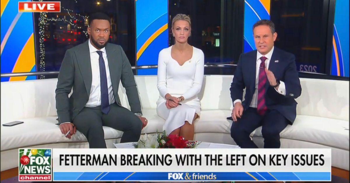 fox friends praise democrat john fetterman condemns progressives