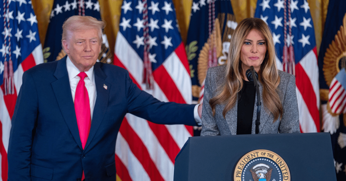 Photo of Donald and Melania Trump