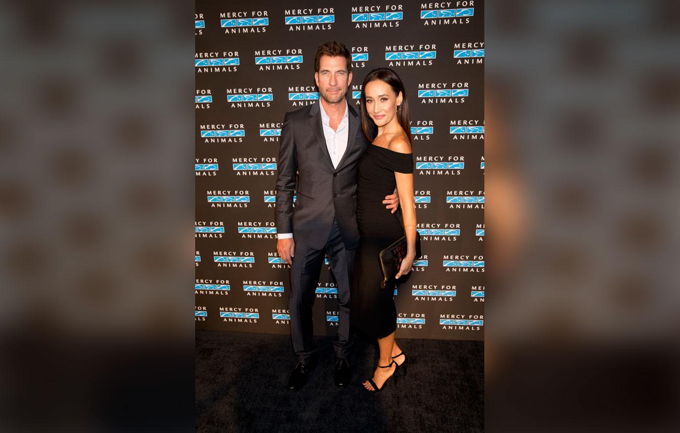 //Dylan McDermott and Fiance Maggie Q