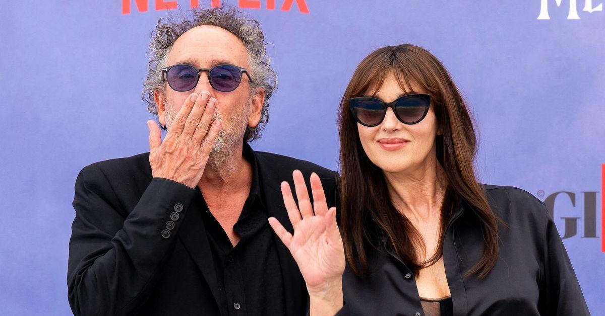 picture of Tim Burton and Monica Bellucci