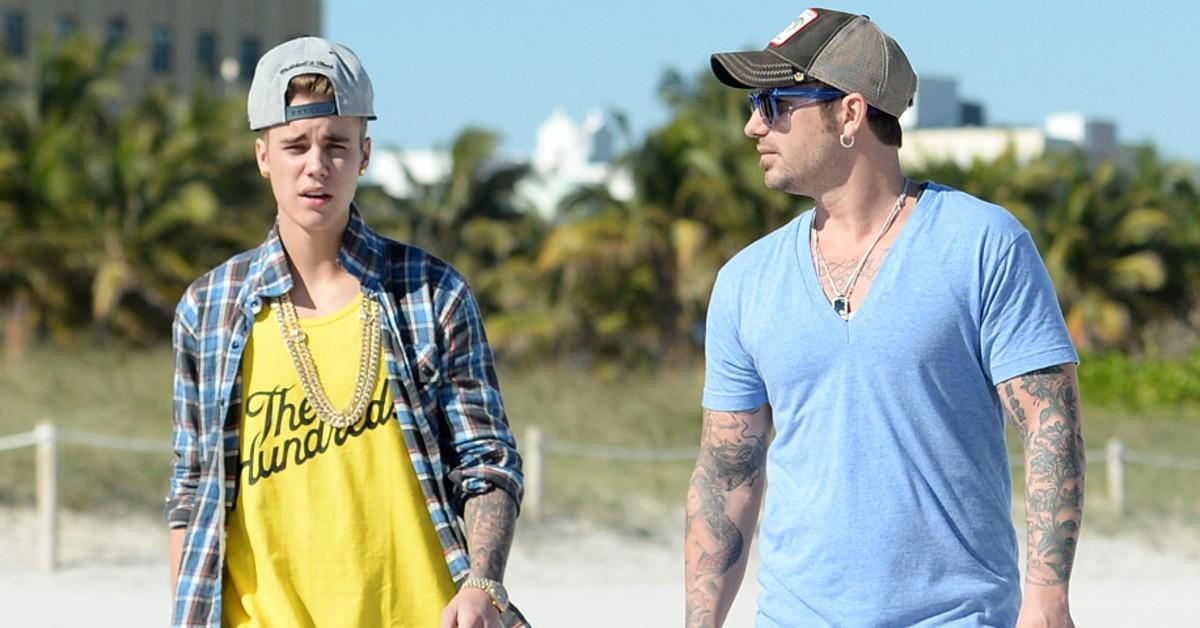 Justin & Jeremy Bieber in 2014