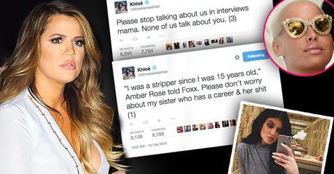 Khloe Kardashian Amber Rose Twitter Fight