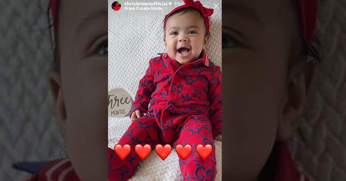 chris brown confirms baby  daughter diamond