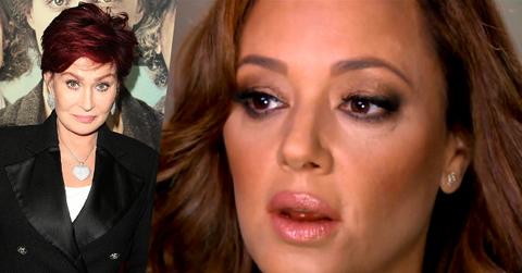 Leah Remini Sharon Osbourne Feud