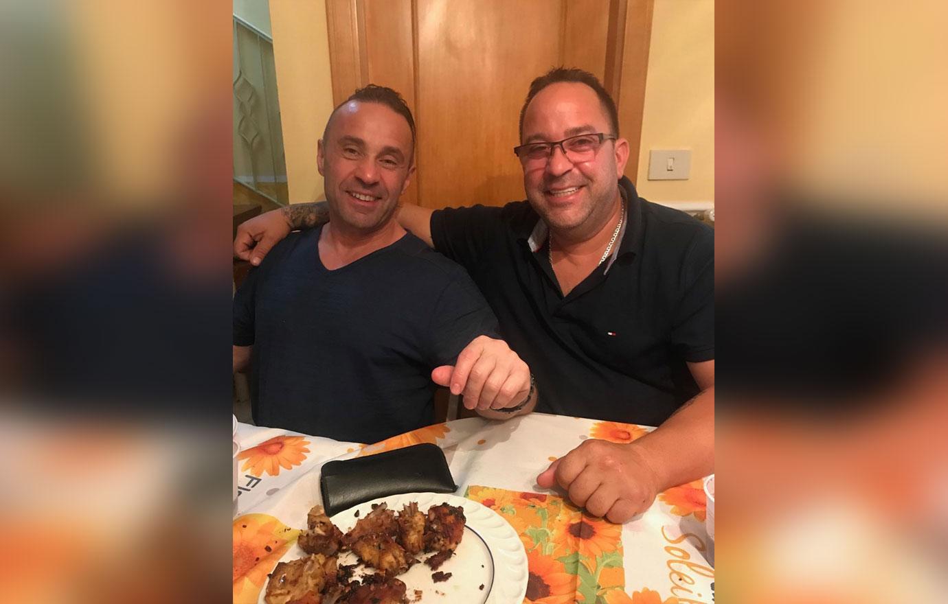 Joe Giudice With Brother Peter In Italy