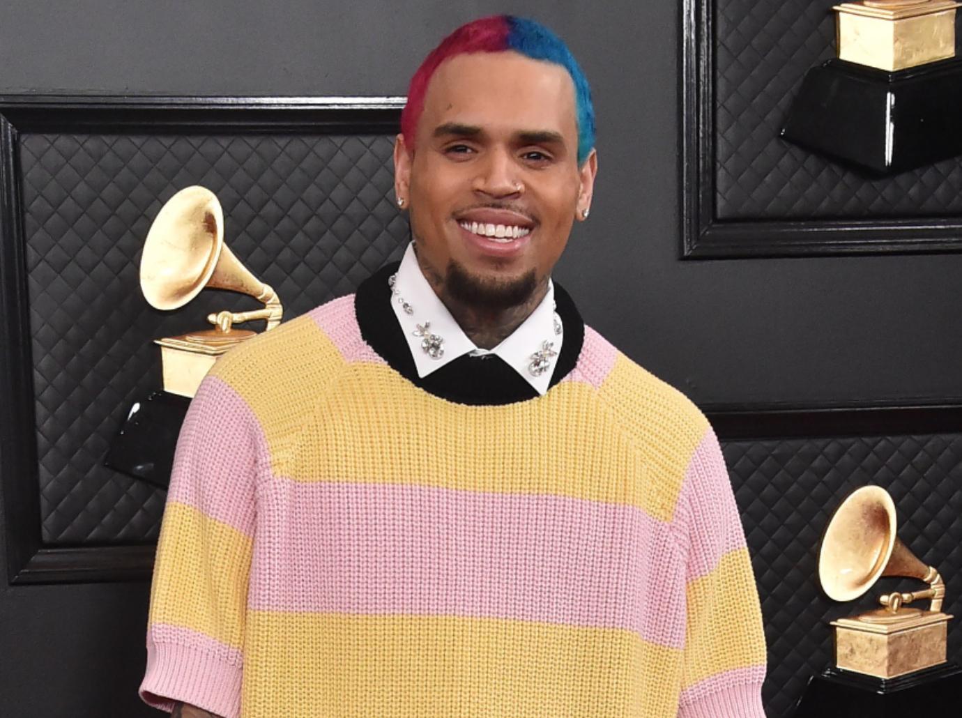 chris brown grammys pic