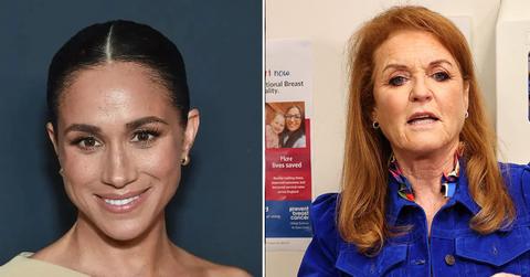 Split photos of Meghan Markle and Sarah Ferguson