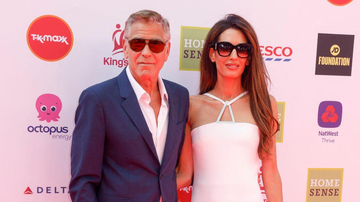Photo of George and Amal Clooney