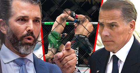 Hunter Biden has challenged Donald Trump Jr. to a UFC style cage match.