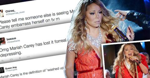 //mariah carey performance tweets