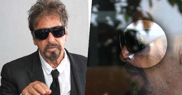 Pacino's Going Blind! See Al's Eyes All Bandaged Up