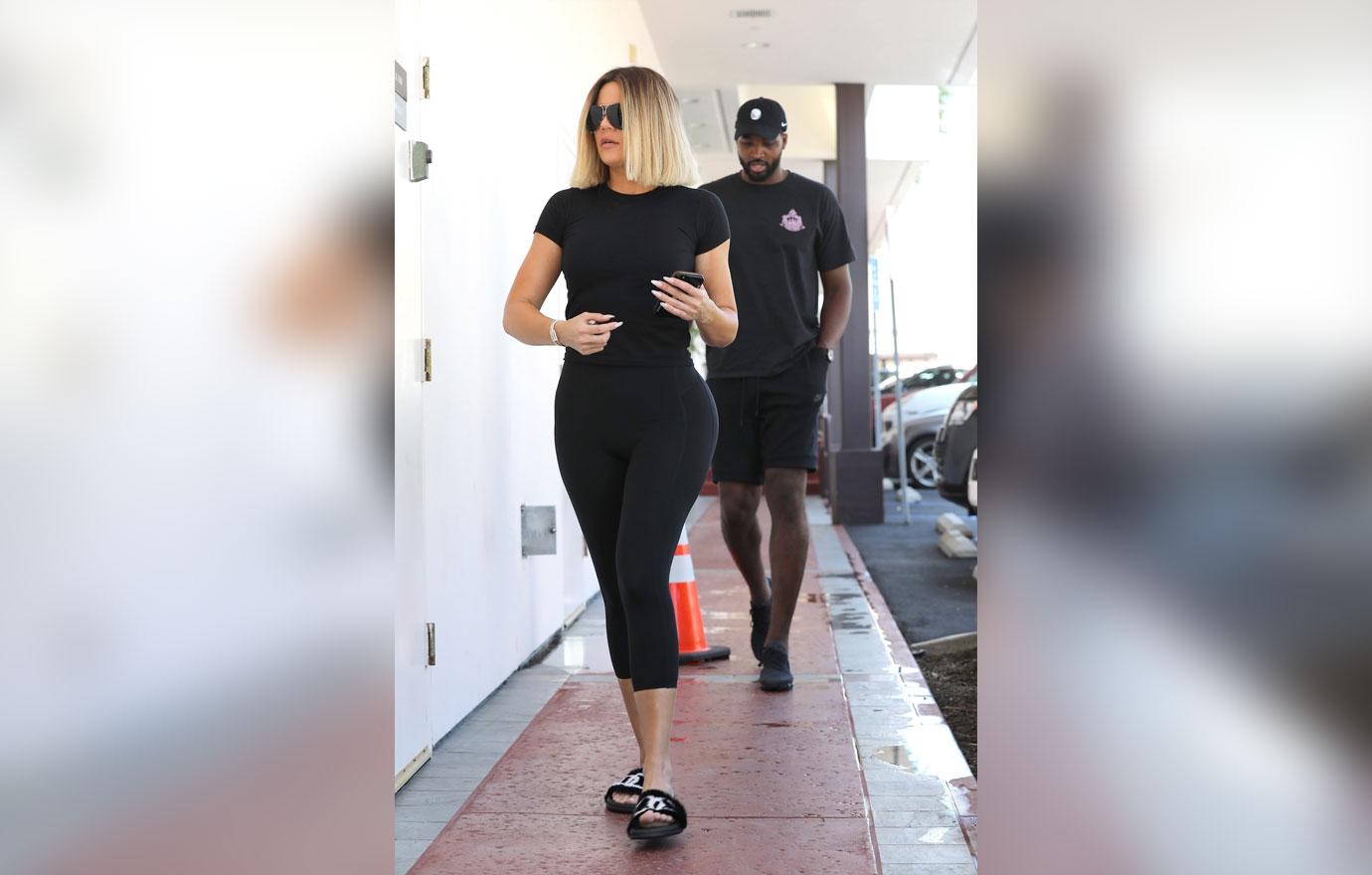 Khloe Kardashian Boyfriend Tristan Thompson Visit Laser