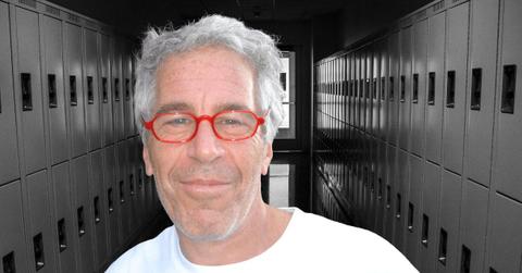 Photo of Jeffrey Epstein and lockers