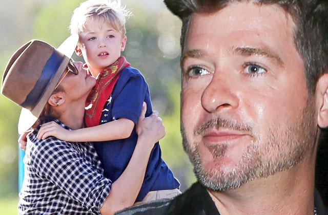 Robin Thicke Denied Son Visit Cops Called Paula Patton Custody Battle