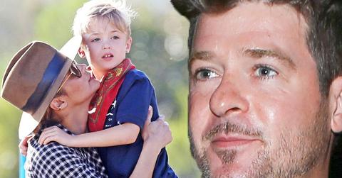 Robin Thicke Denied Son Visit Cops Called Paula Patton Custody Battle