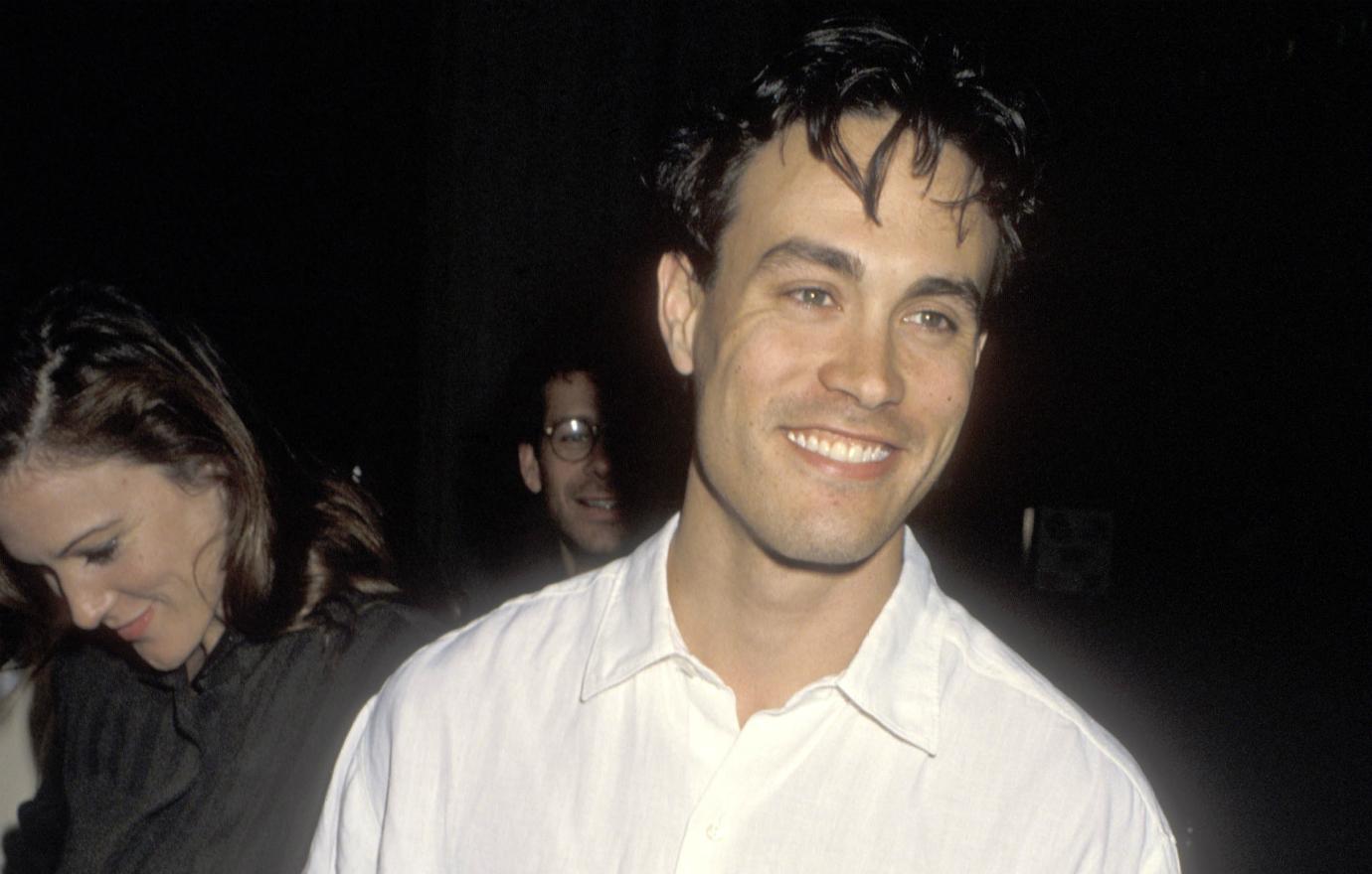 Brandon Lee attends one of the few movie premieres he got to in his short life.