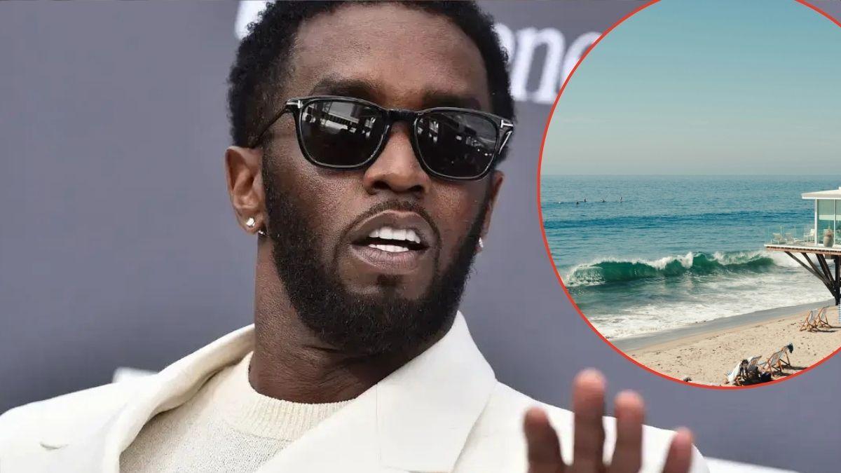Photo of Sean 'Diddy' Combs, Beach