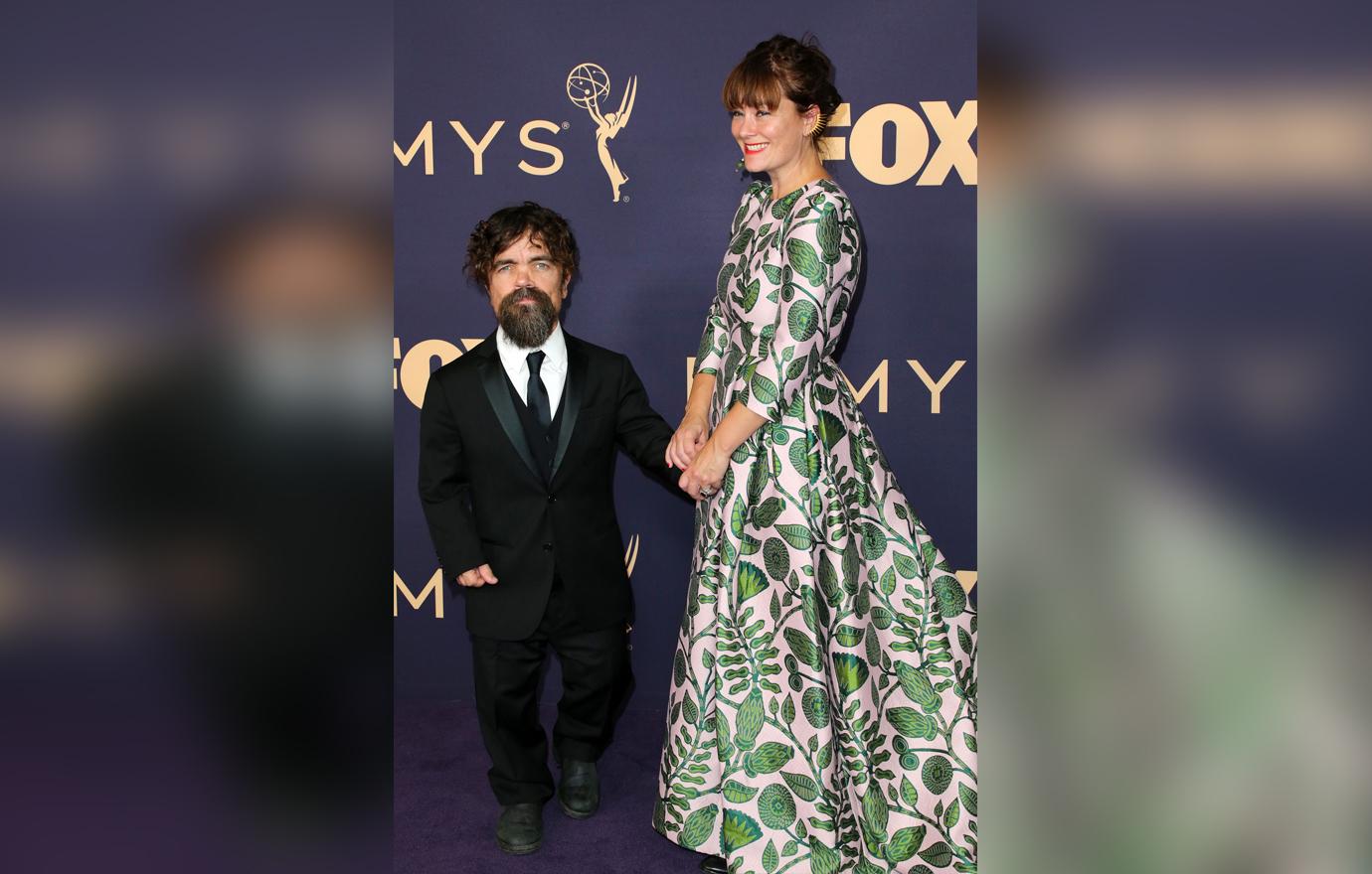 Peter Dinklage and Erica Schmidt 71st Annual Primetime Emmy Awards, Arrivals, Microsoft