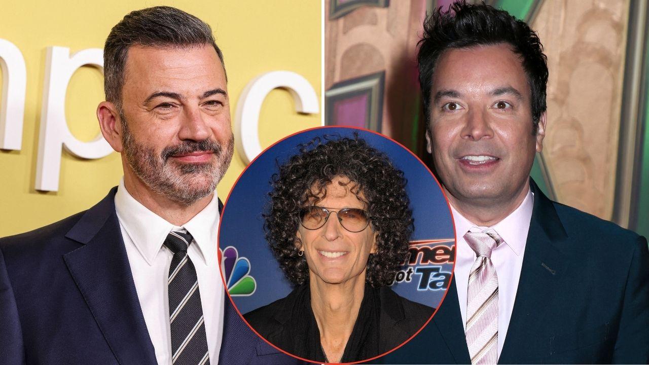Howard Stern criticizes Jimmy Kimmel's close friendship with fellow late-night host Jimmy Fallon.