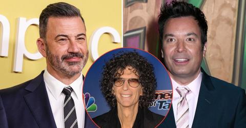 Howard Stern criticizes Jimmy Kimmel's close friendship with fellow late-night host Jimmy Fallon.