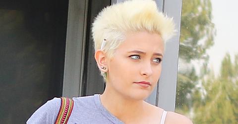 Paris Jackson Cigarette Blonde Hair