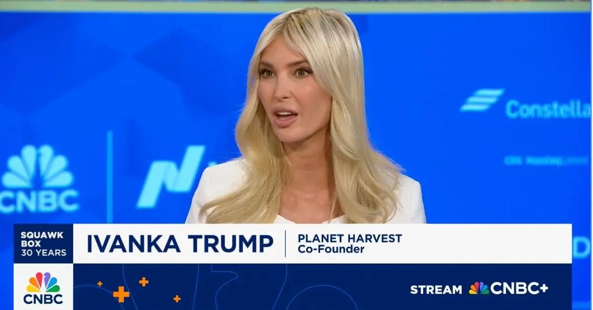 Photo of Ivanka Trump's appearance on CNBC in September sparked plastic surgery accusations.