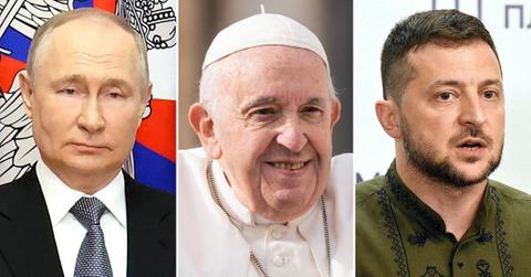 Putin 'Ready' to Hold Ukraine Peace Talks With Pope Francis
