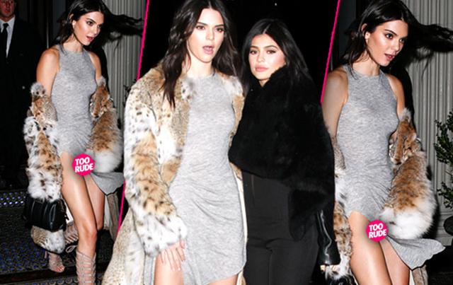 Kendall Jenner Suffers Wardrobe Malfunction In Dress From Her Own Clothing Line 