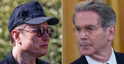 Photo of Elon Musk and Scott Bessent