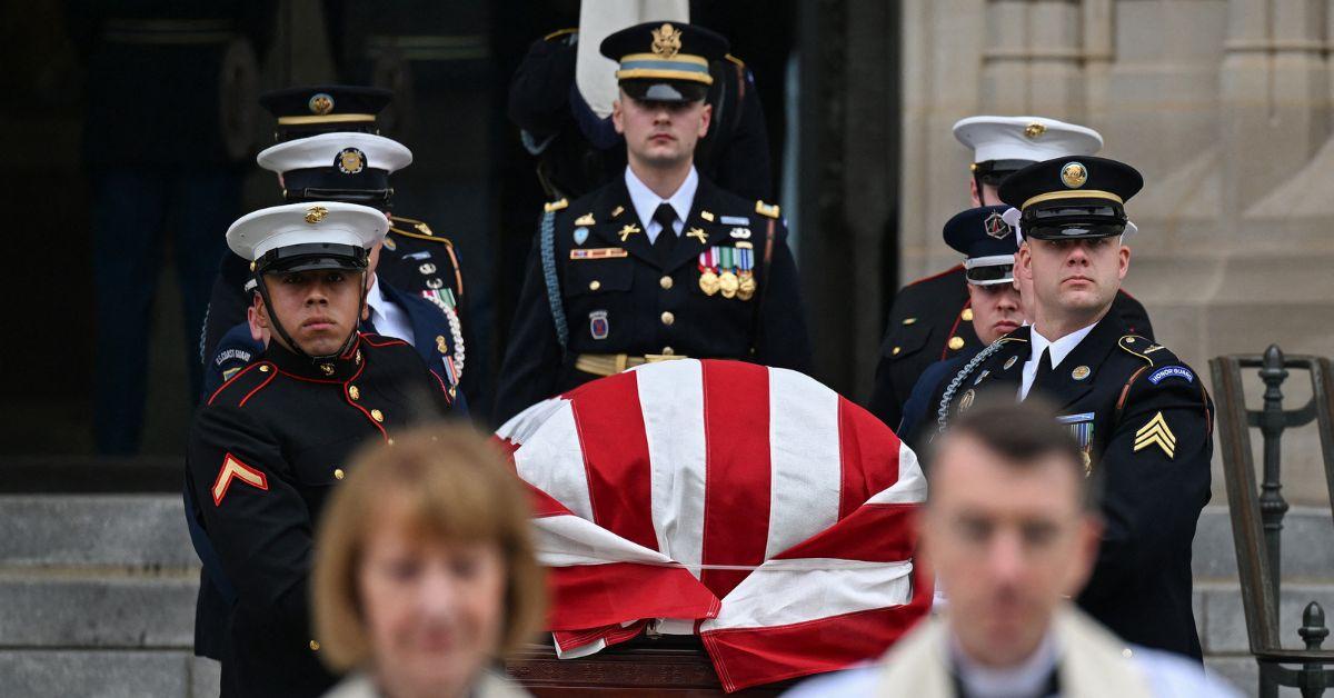 photo of dick cheney funeral