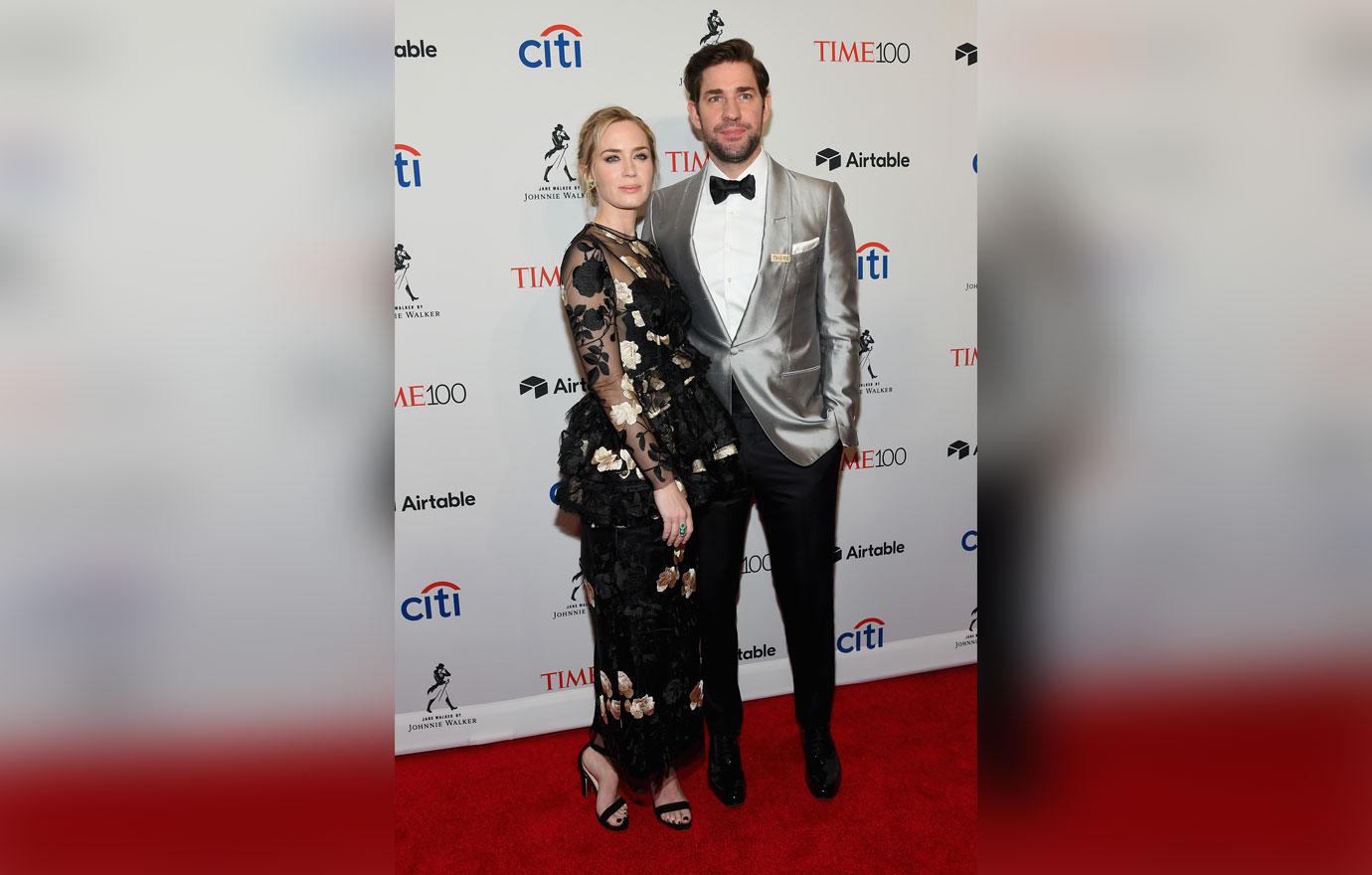 //John Krasinski and Emily Blunt at the TIME  Gala with drinks by Jane Walker by Johnnie Walker