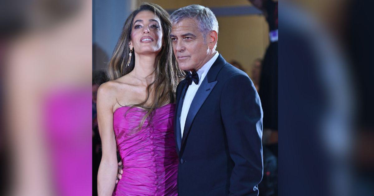 Photo of George and Amal Clooney