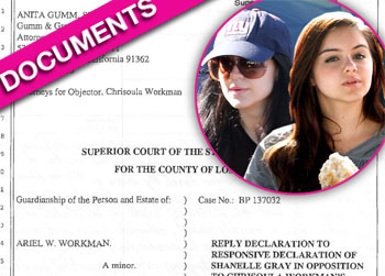 //ariel winter guardianship finances